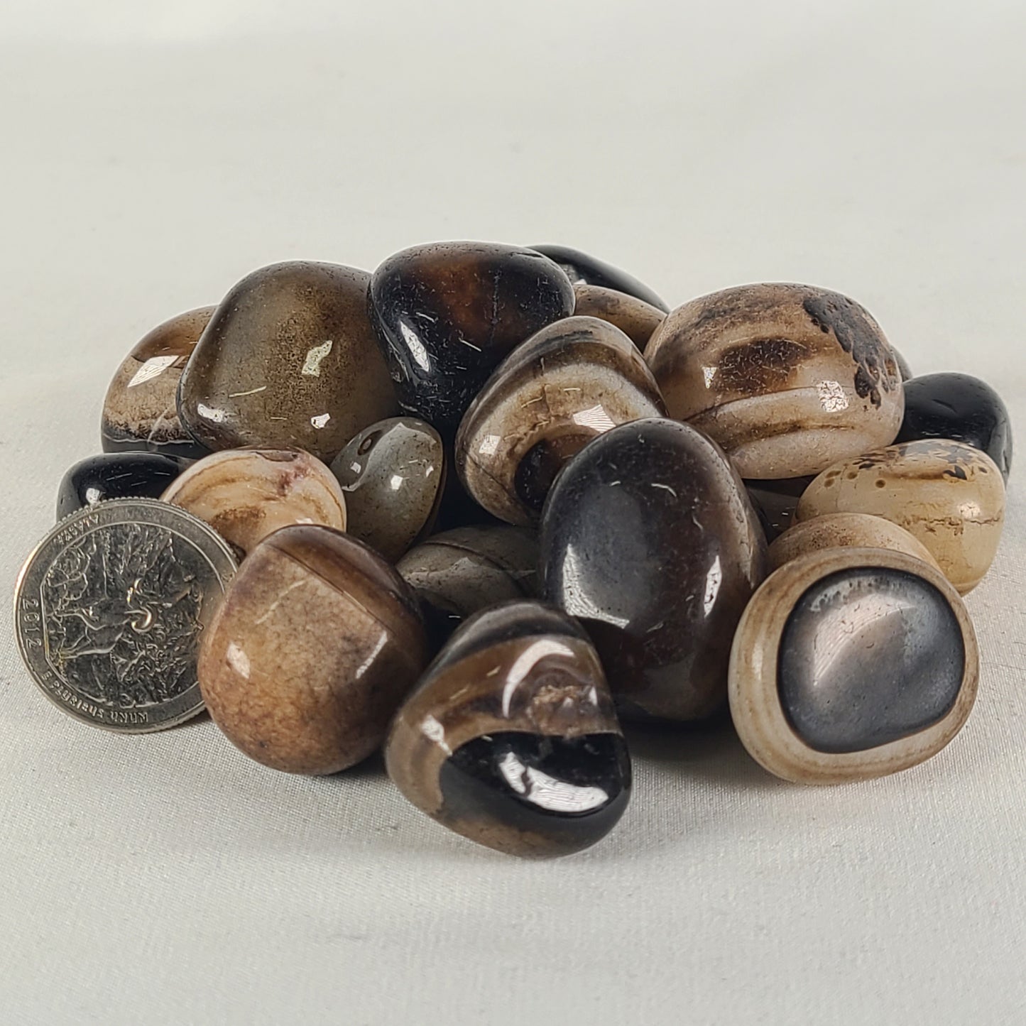 Tumbled Black Onyx