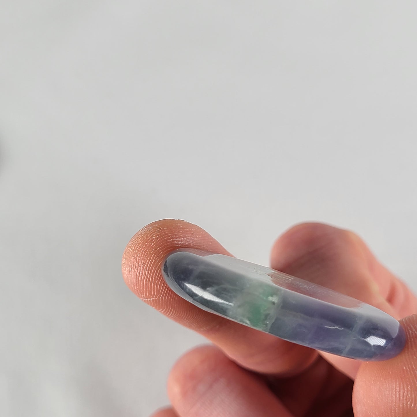 Rainbow Fluorite Worry Stone
