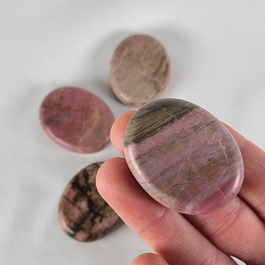 Rhodonite Worry Stone
