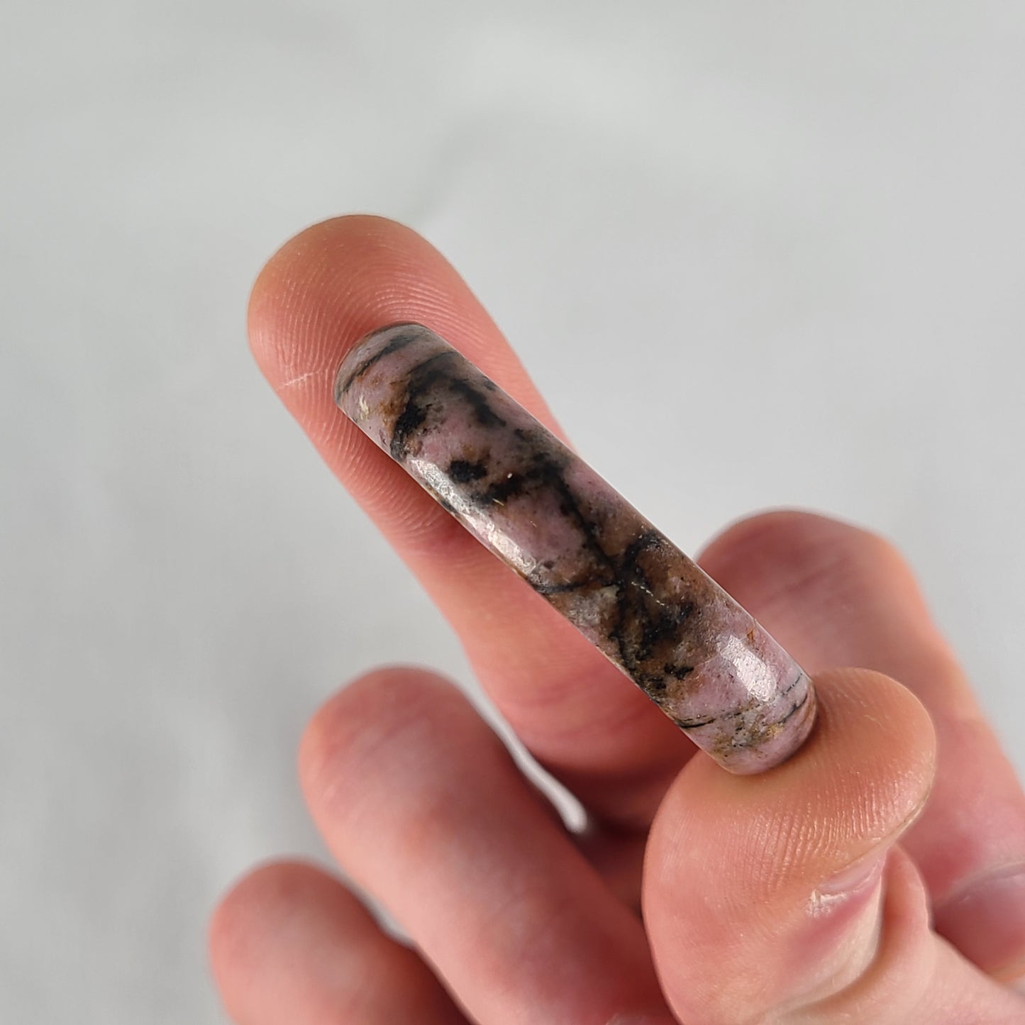 Rhodonite Worry Stone