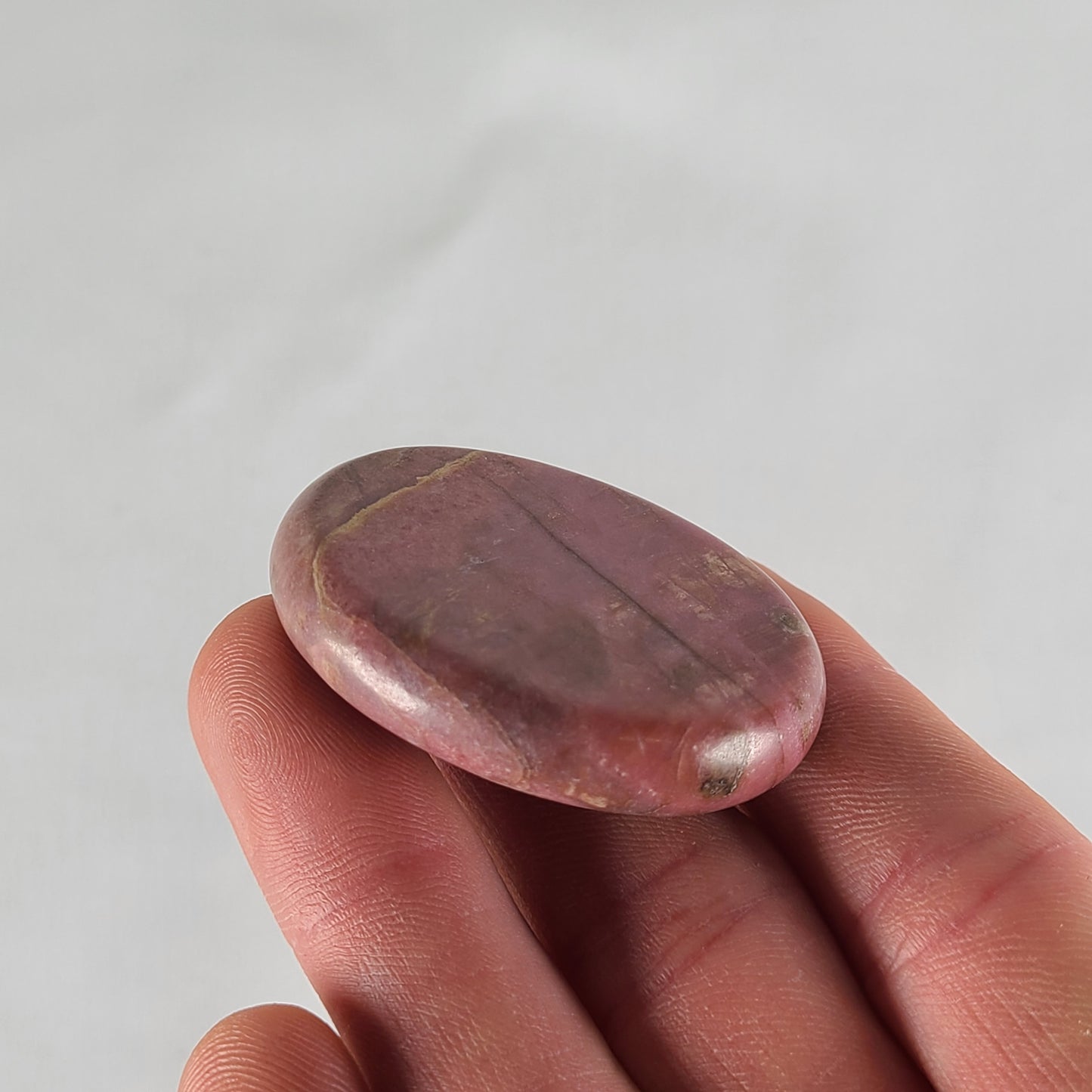 Rhodonite Worry Stone
