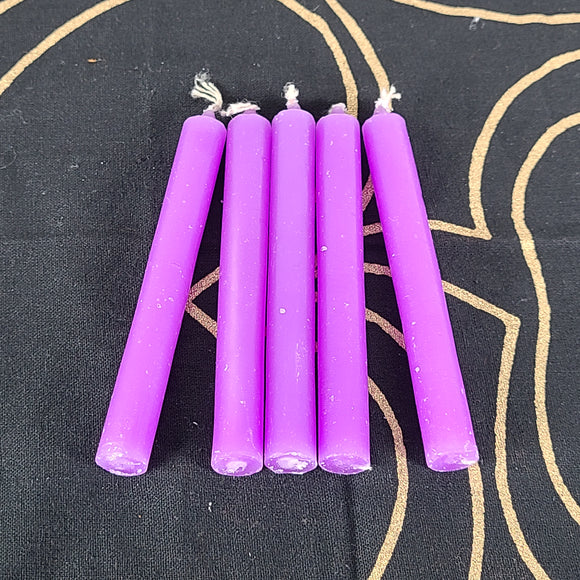 4” Purple candle