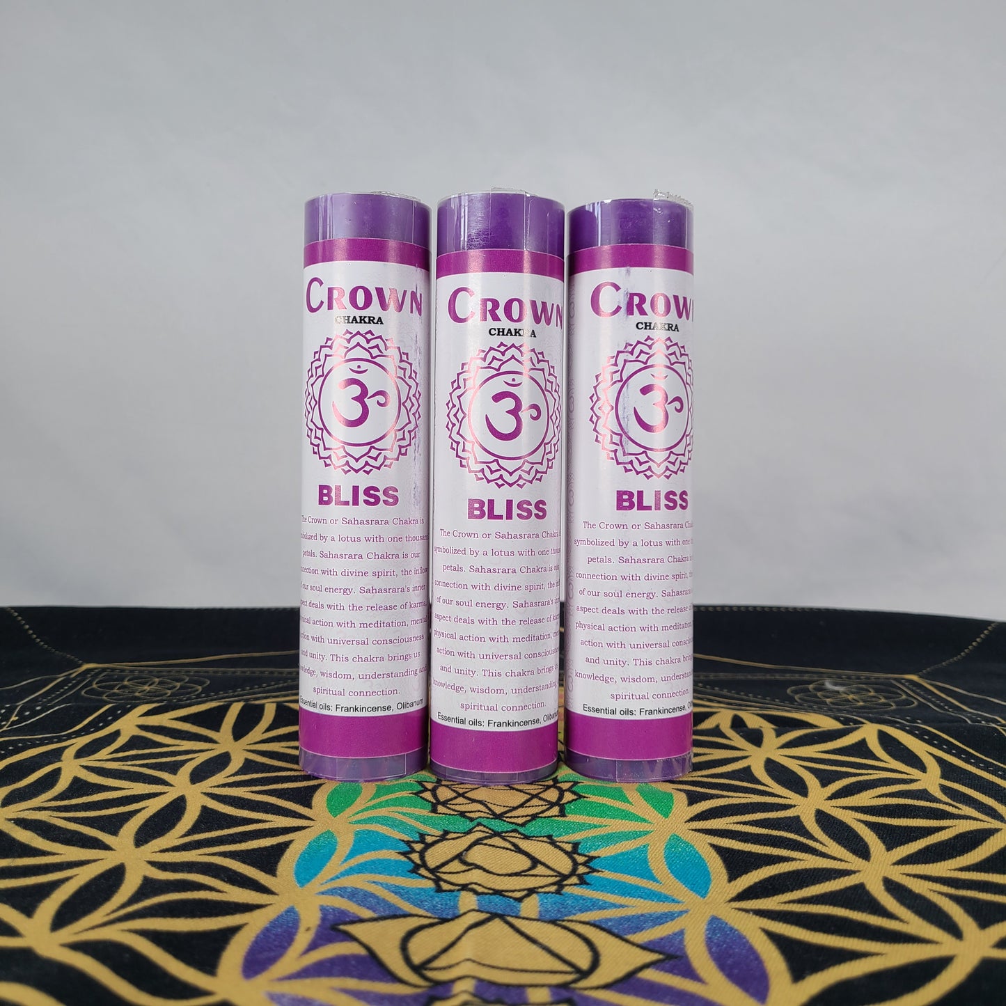 7" Crown Chakra Candle