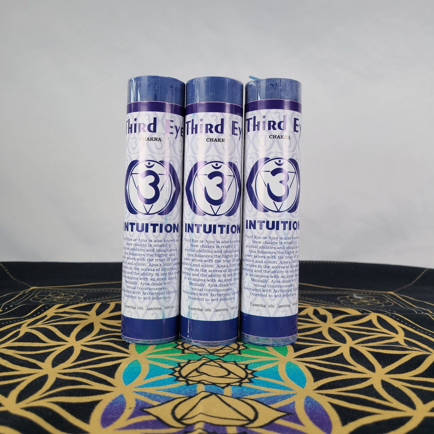 7" Third Eye Chakra Candle