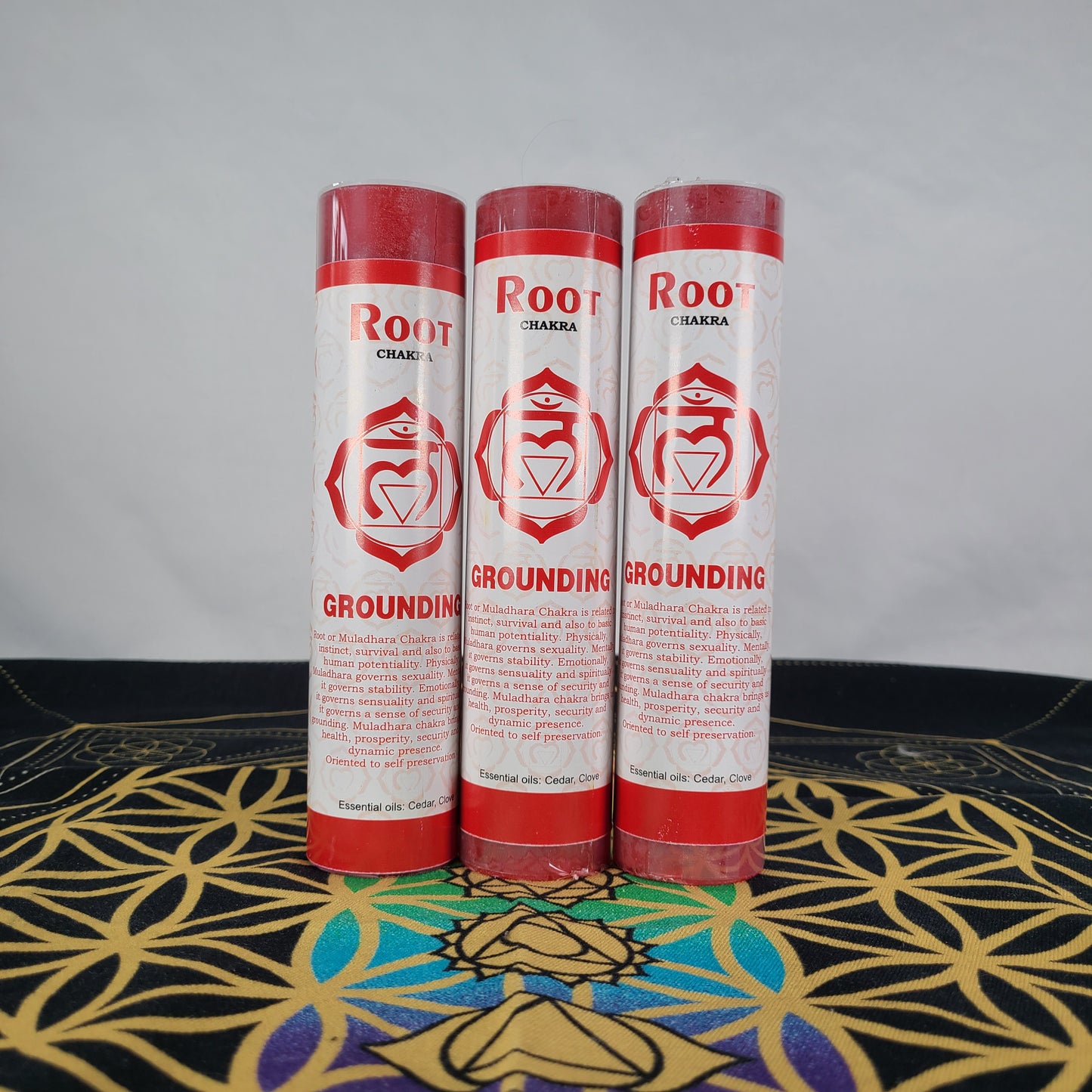 7" Root Chakra Candle