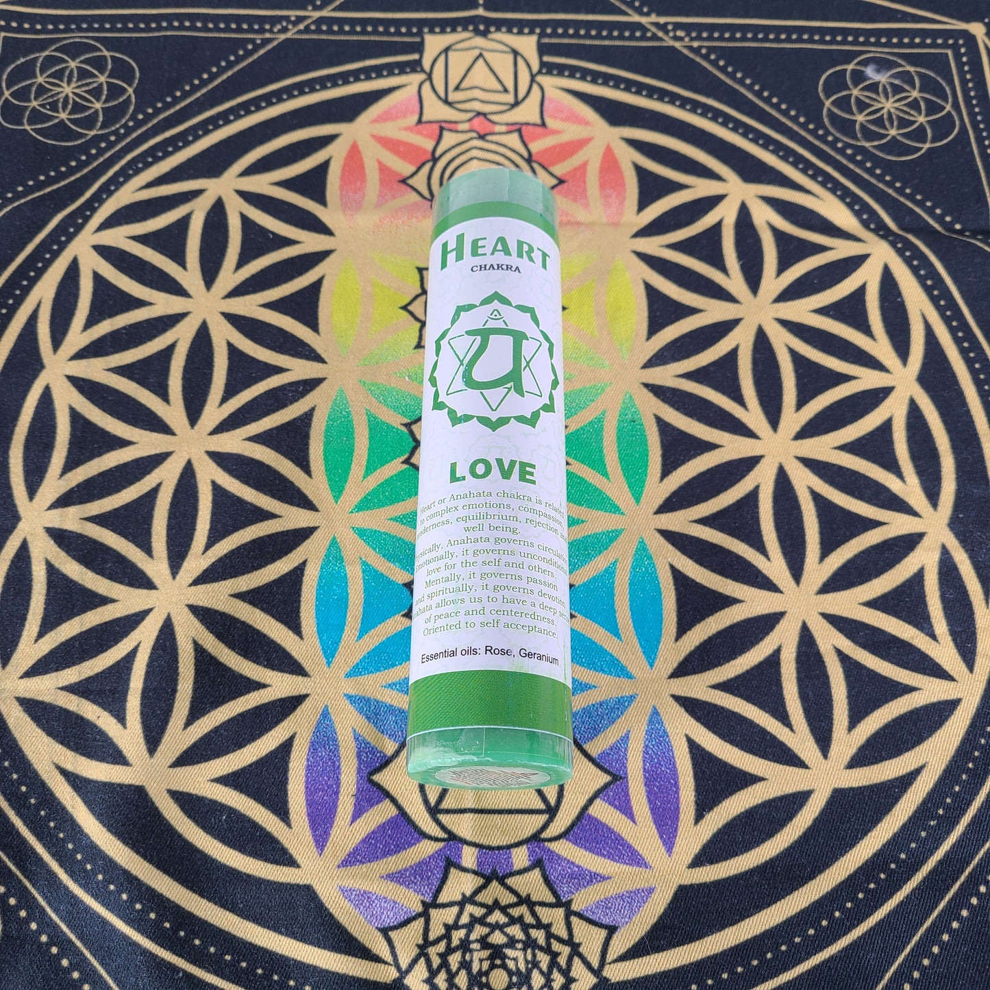7" Heart Chakra Candle