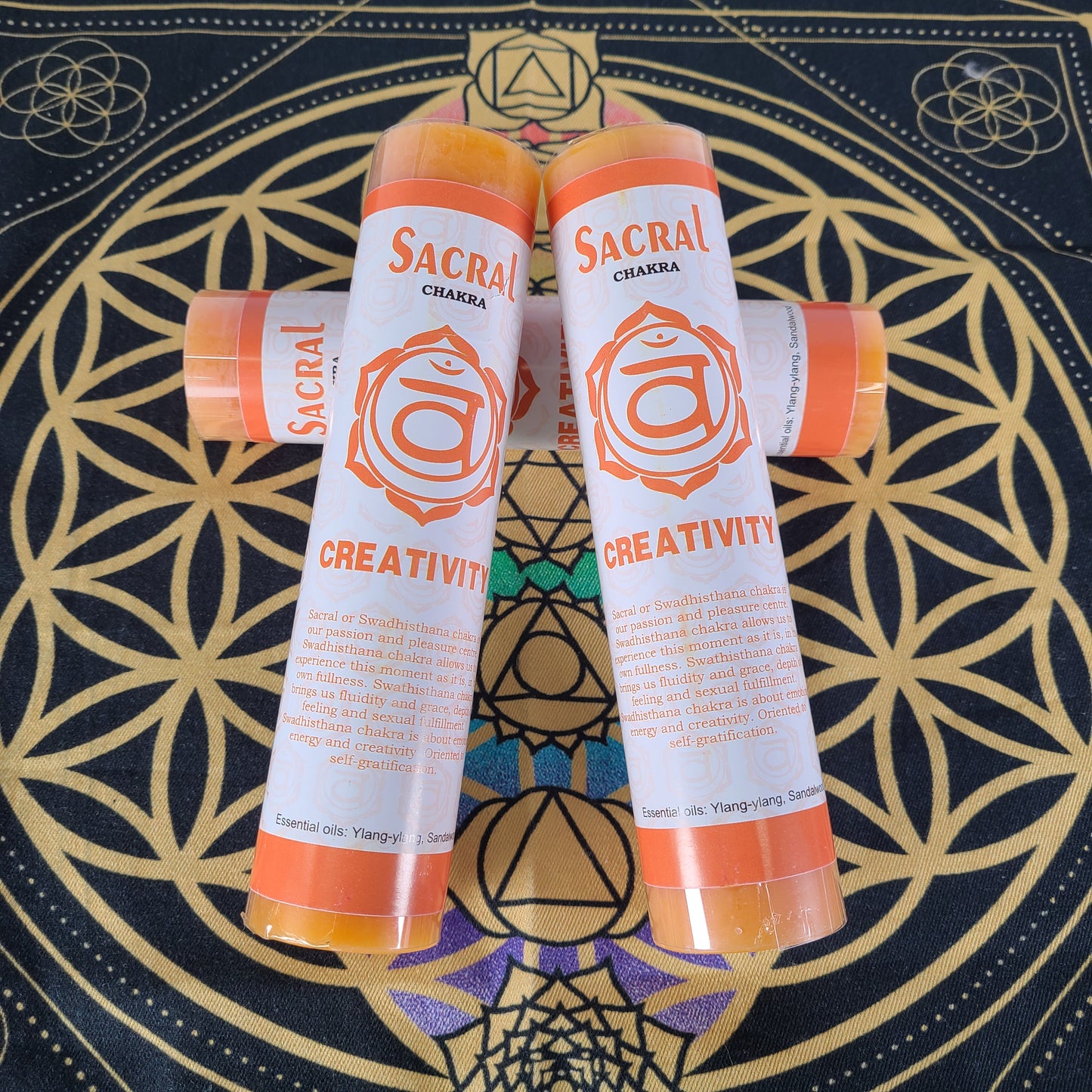 7" Sacral Chakra Candle