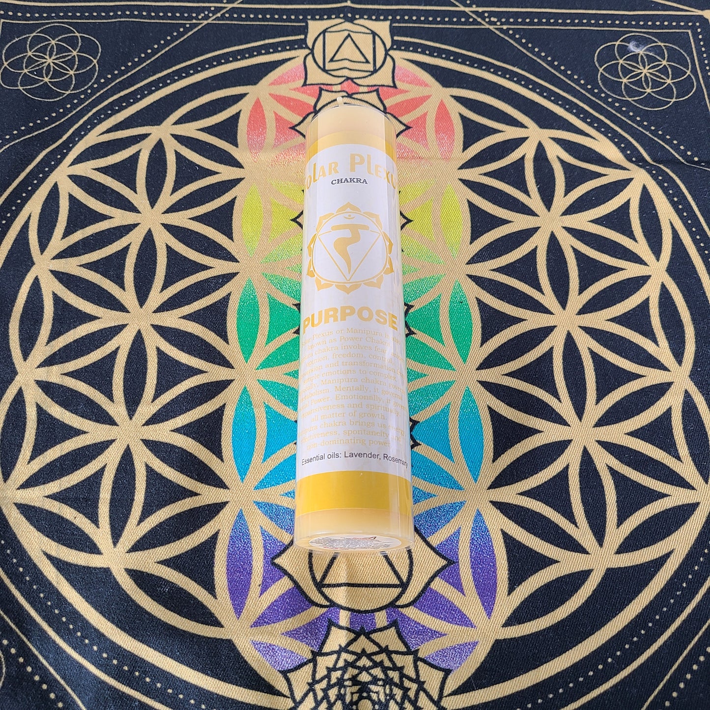 7" Solar Plexus Chakra Candle