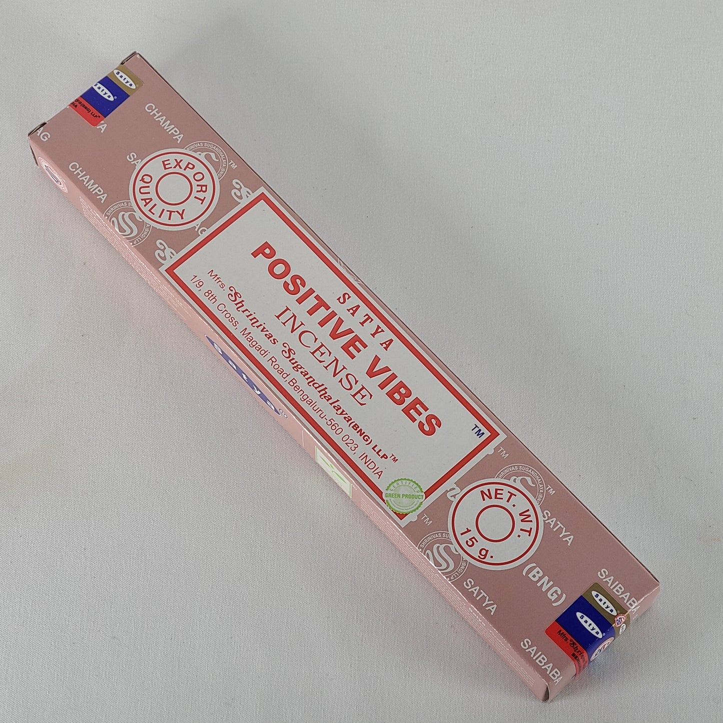 Satya Positive Vibes Incense
