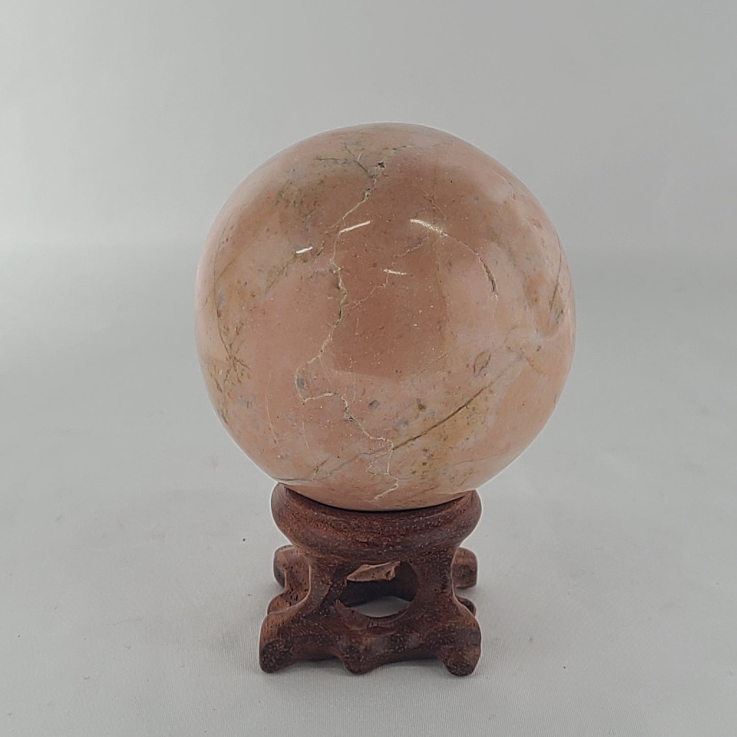 Strawberry Calcite Sphere