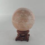 Strawberry Calcite Sphere