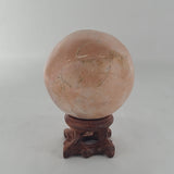 Strawberry Calcite Sphere