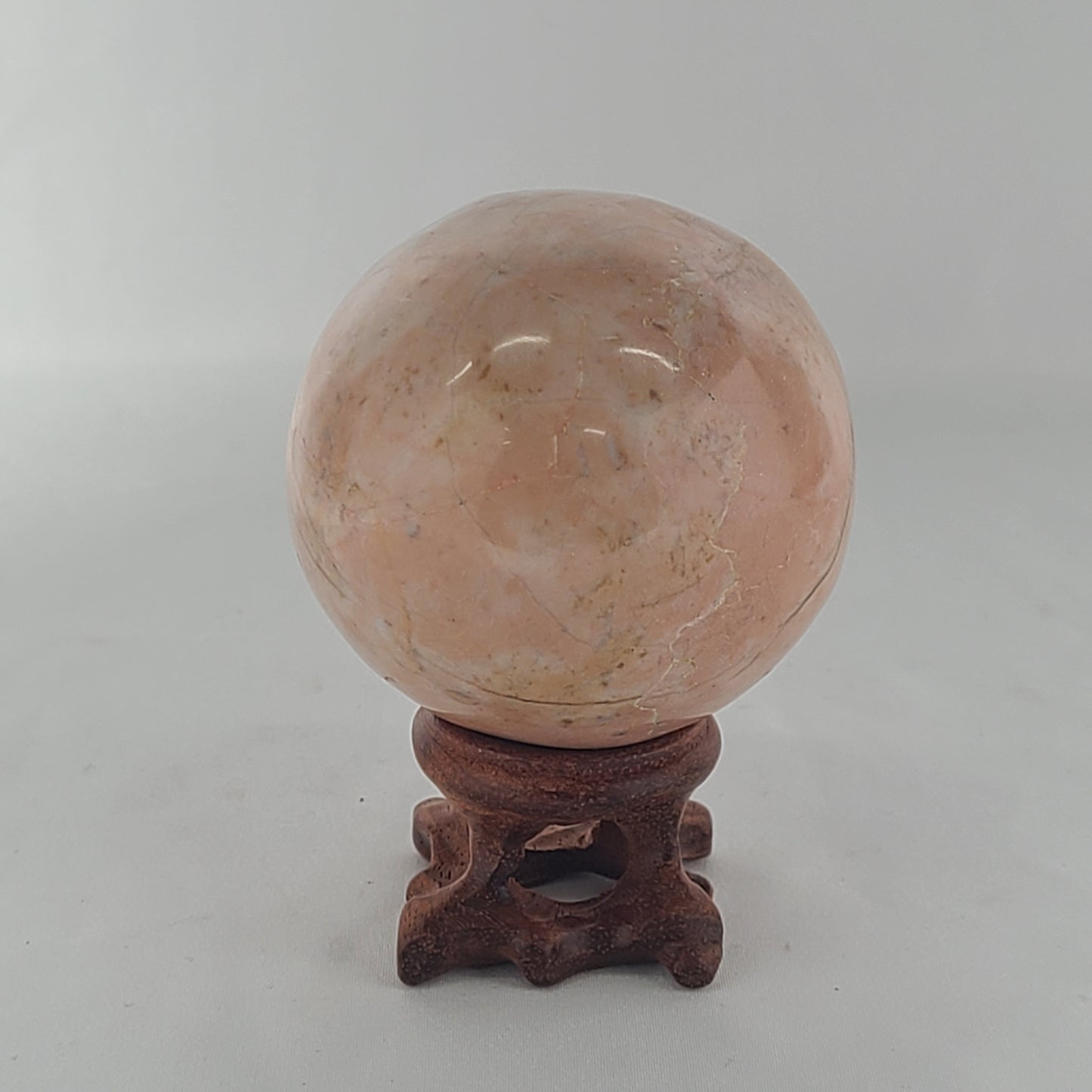 Strawberry Calcite Sphere