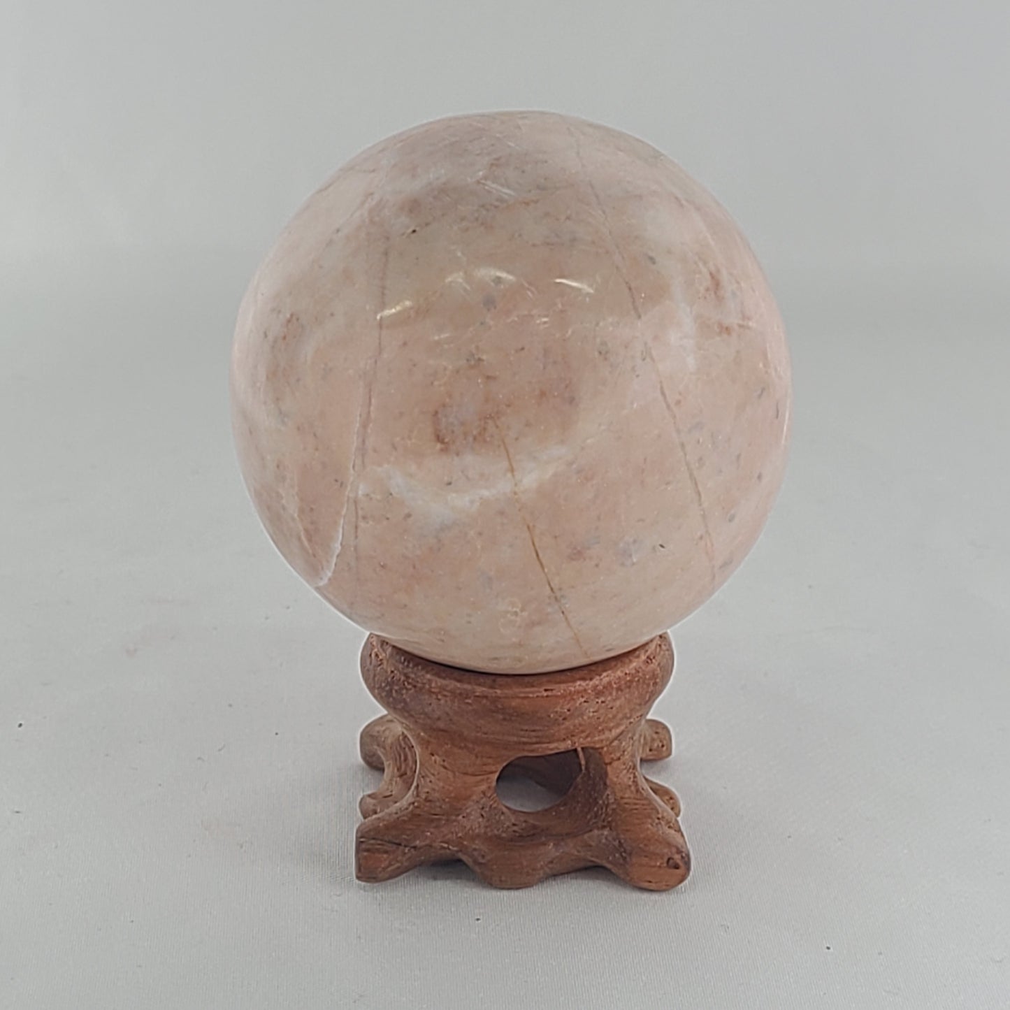 Strawberry Calcite Sphere