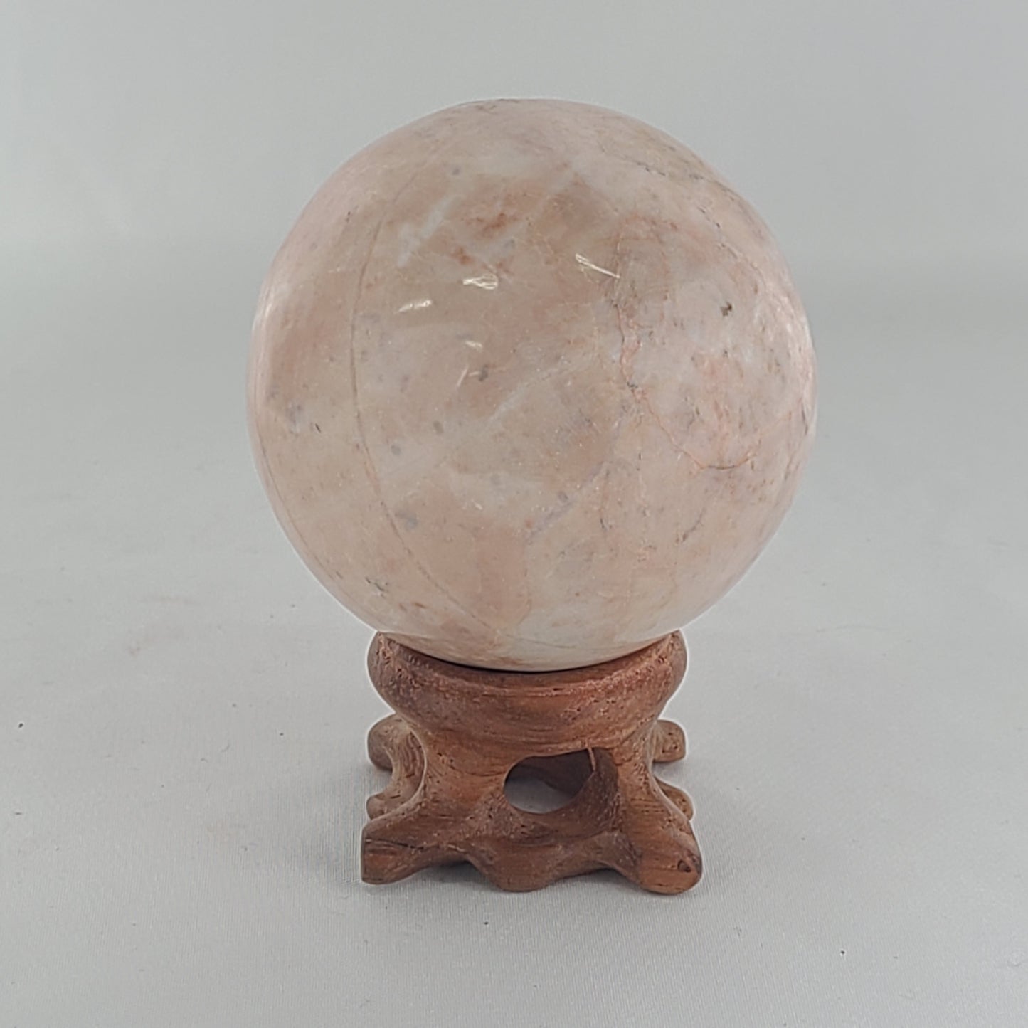 Strawberry Calcite Sphere