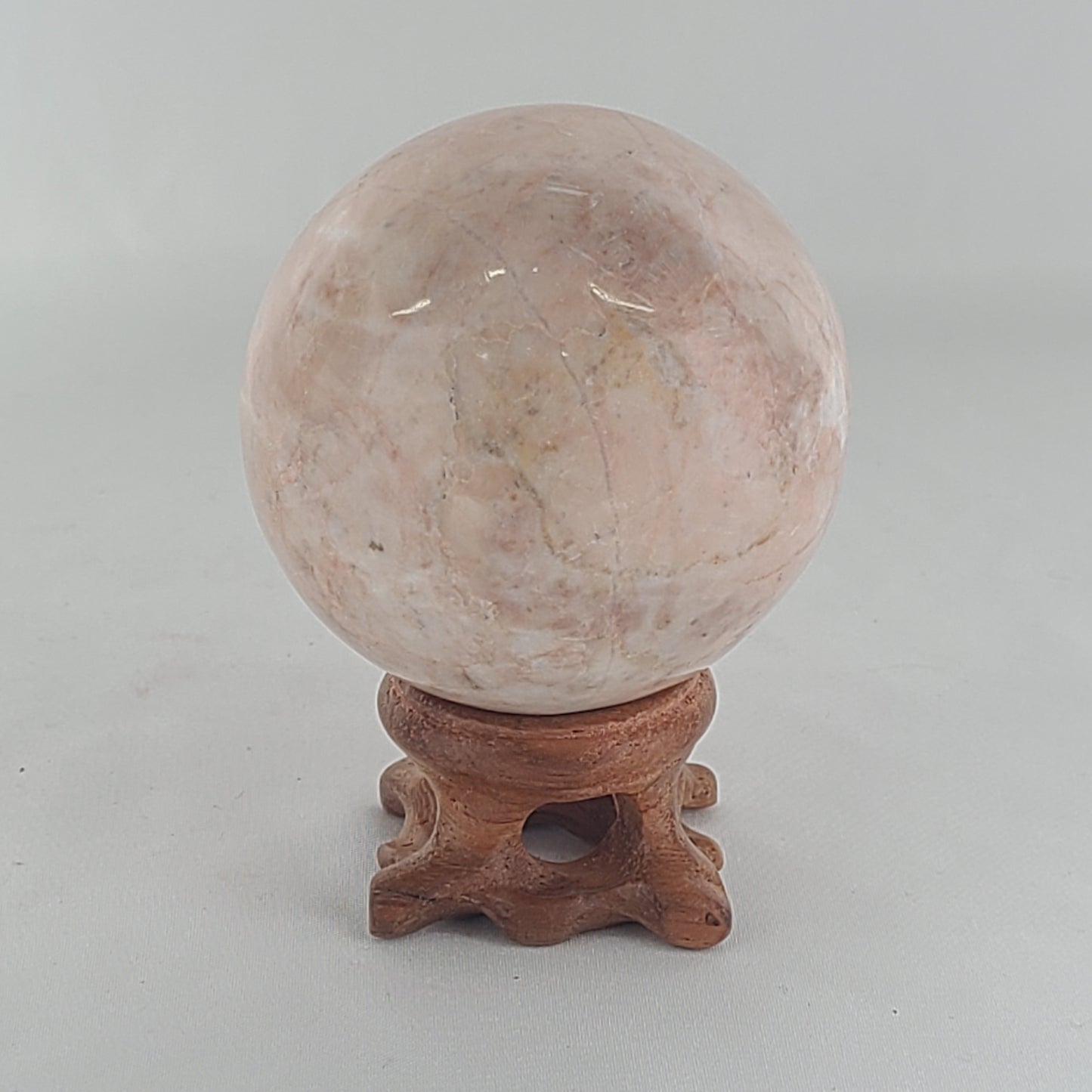 Strawberry Calcite Sphere
