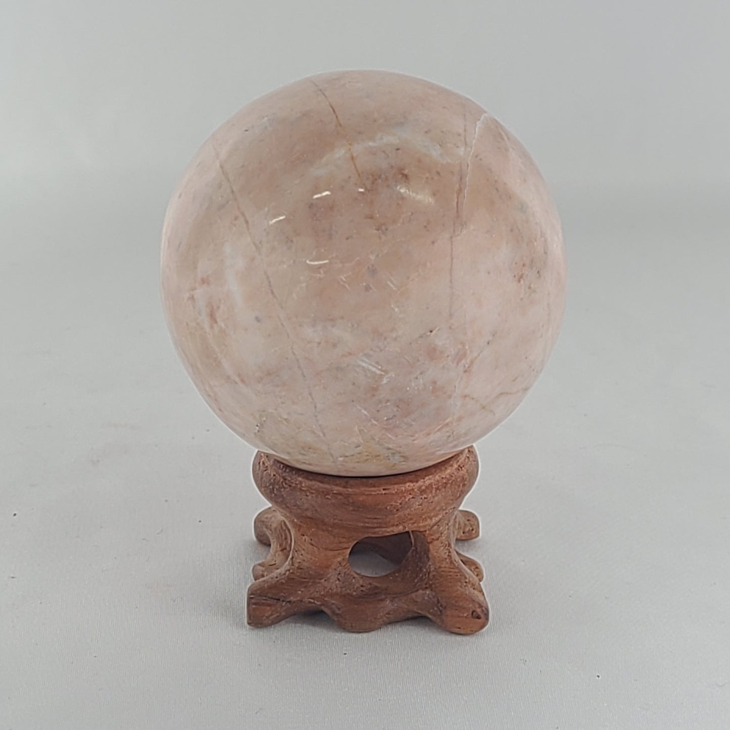 Strawberry Calcite Sphere