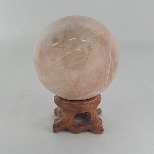 Strawberry Calcite Sphere