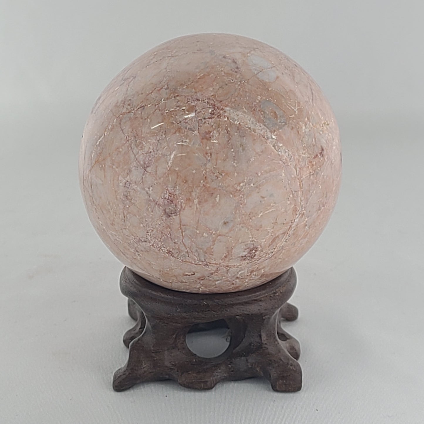 Strawberry Calcite Sphere
