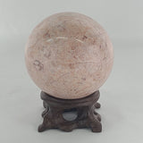 Strawberry Calcite Sphere