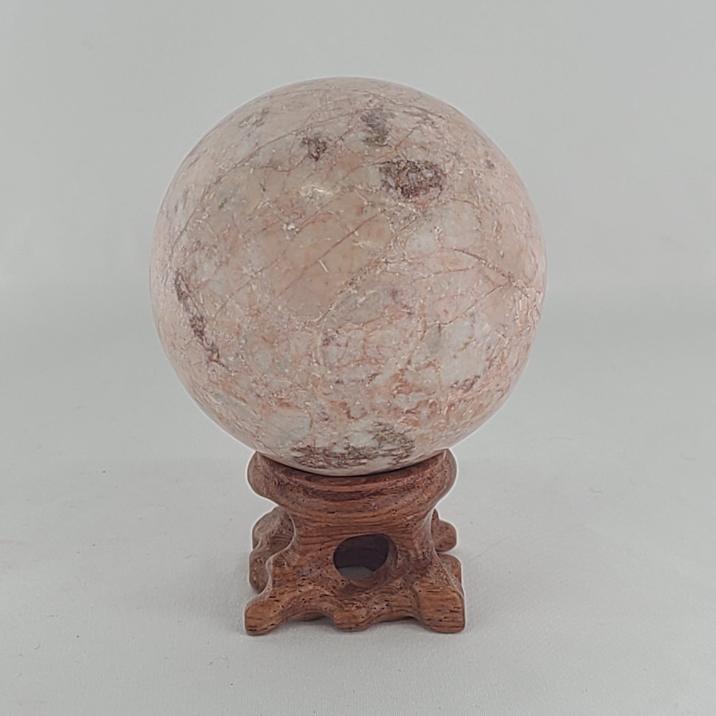 Strawberry Calcite Sphere