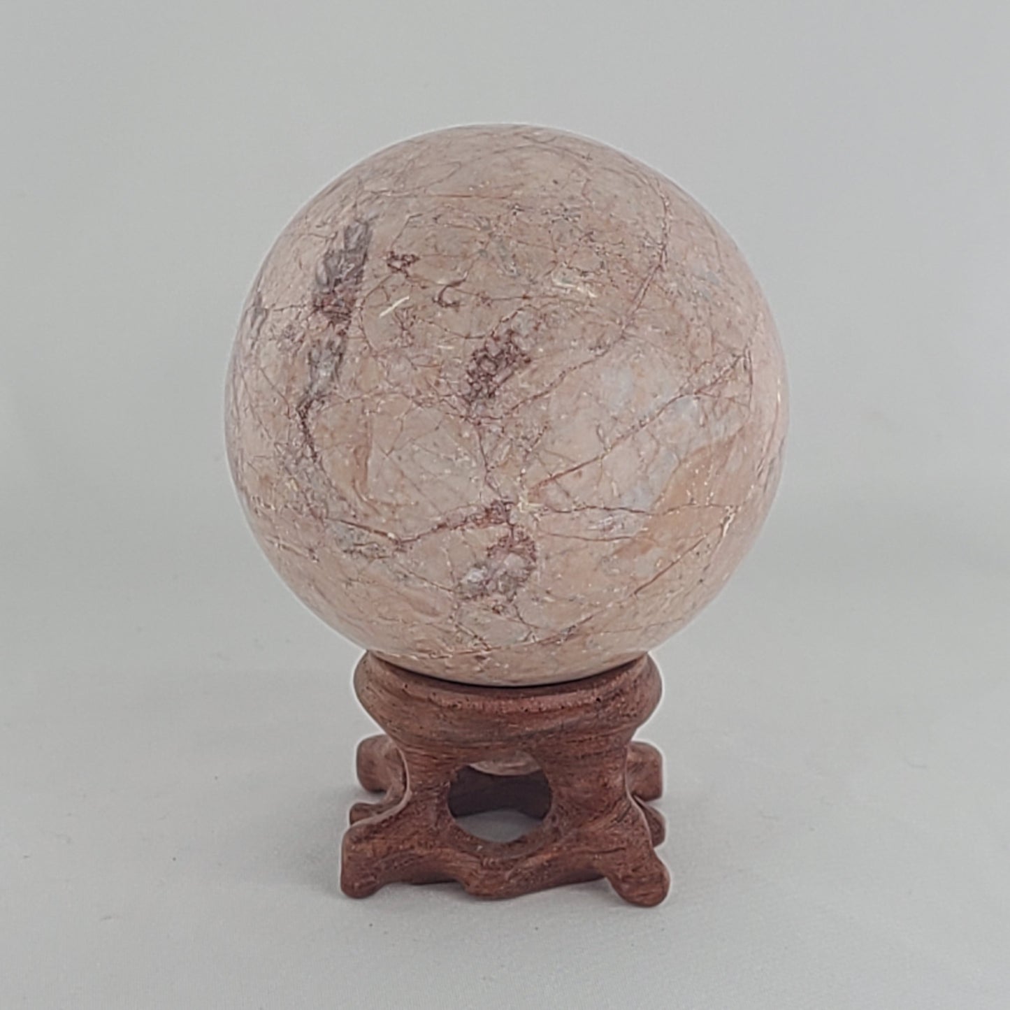 Strawberry Calcite Sphere