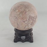 Strawberry Calcite Sphere