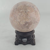 Strawberry Calcite Sphere