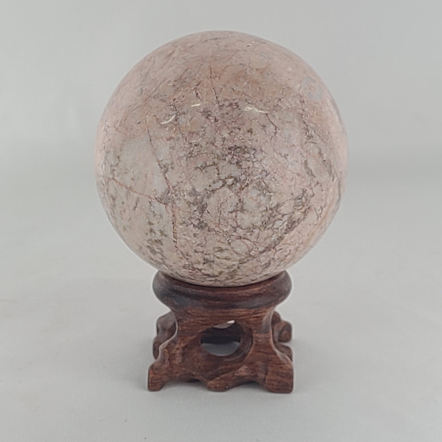 Strawberry Calcite Sphere