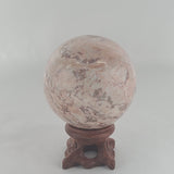 Strawberry Calcite Sphere