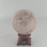 Strawberry Calcite Sphere