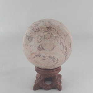 Strawberry Calcite Sphere