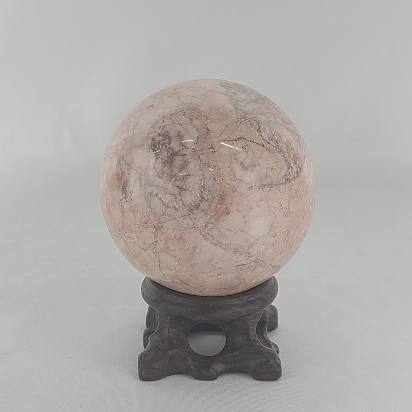 Strawberry Calcite Sphere