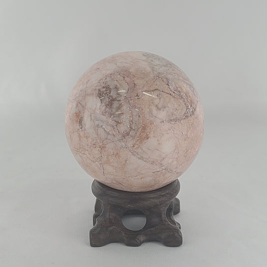 Strawberry Calcite Sphere