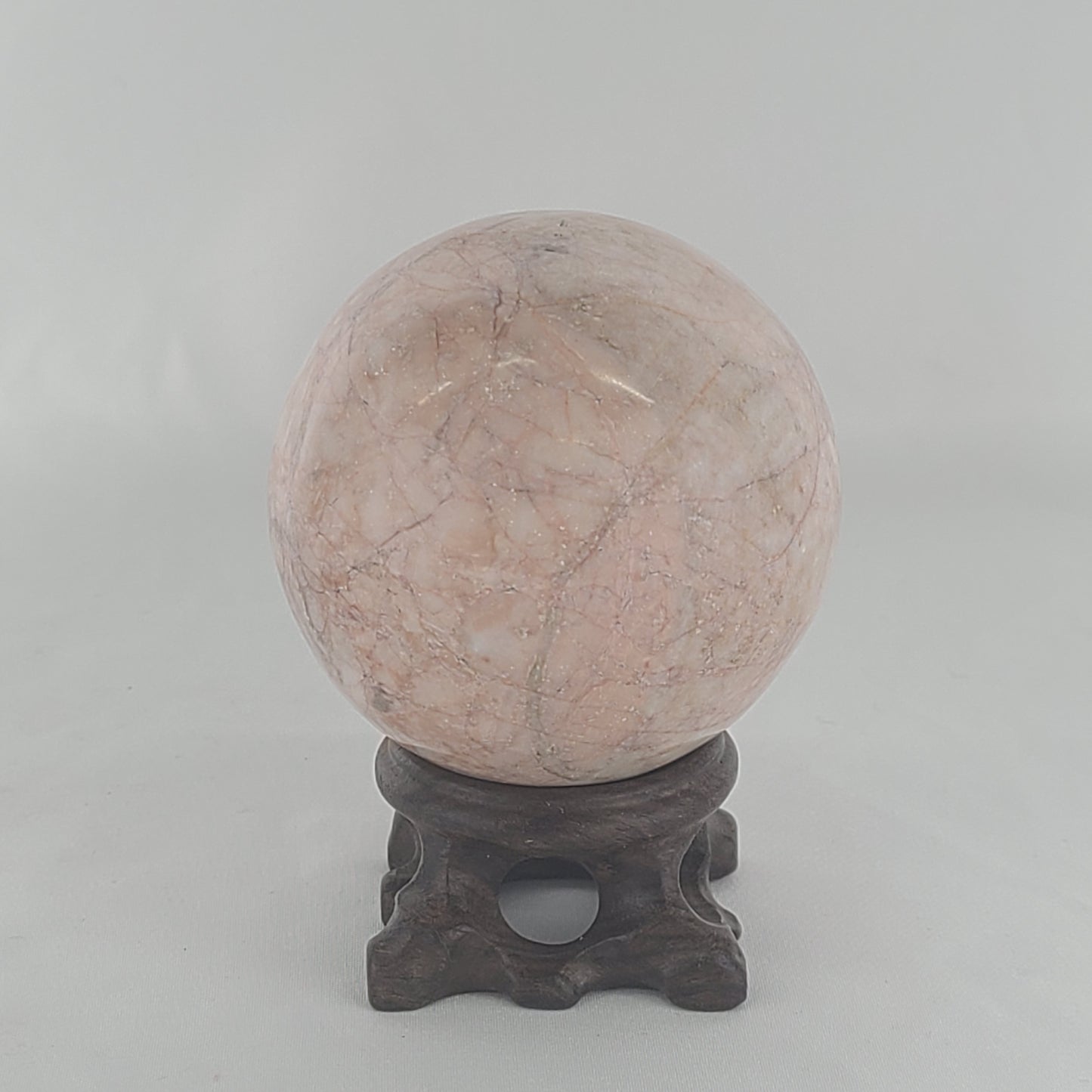 Strawberry Calcite Sphere