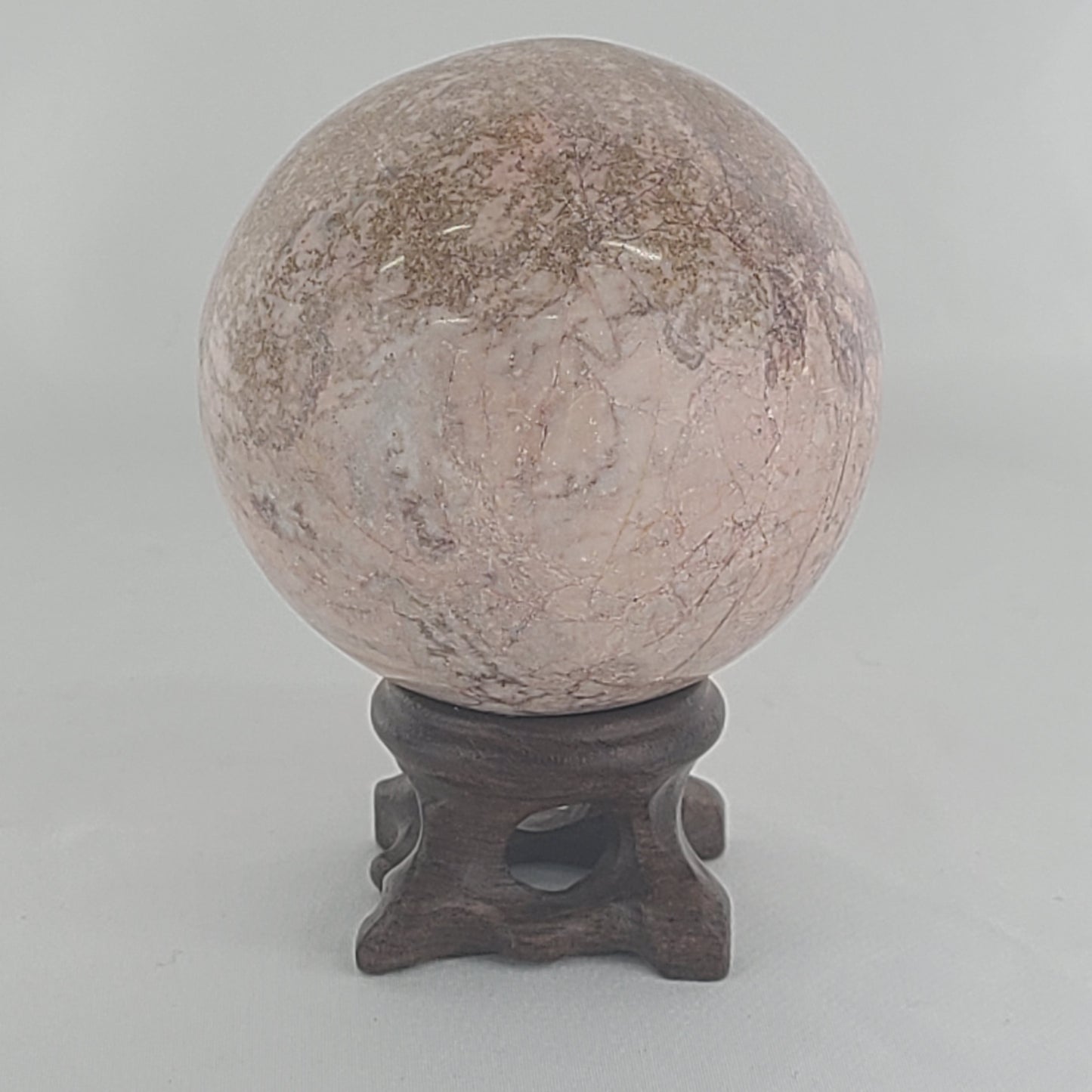 Strawberry Calcite Sphere