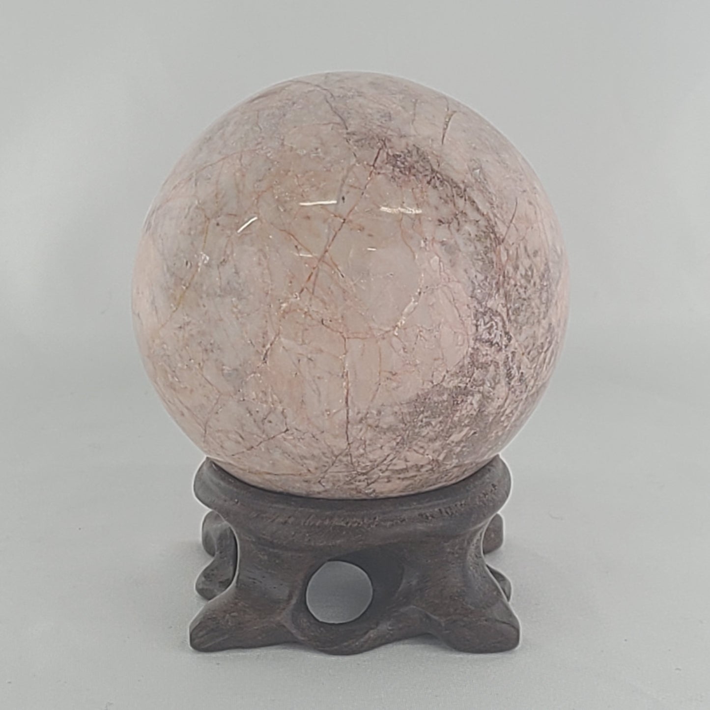 Strawberry Calcite Sphere