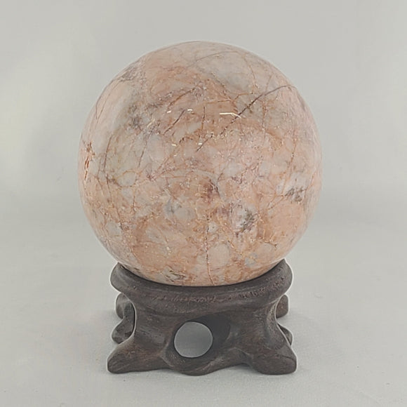 Strawberry Calcite Sphere