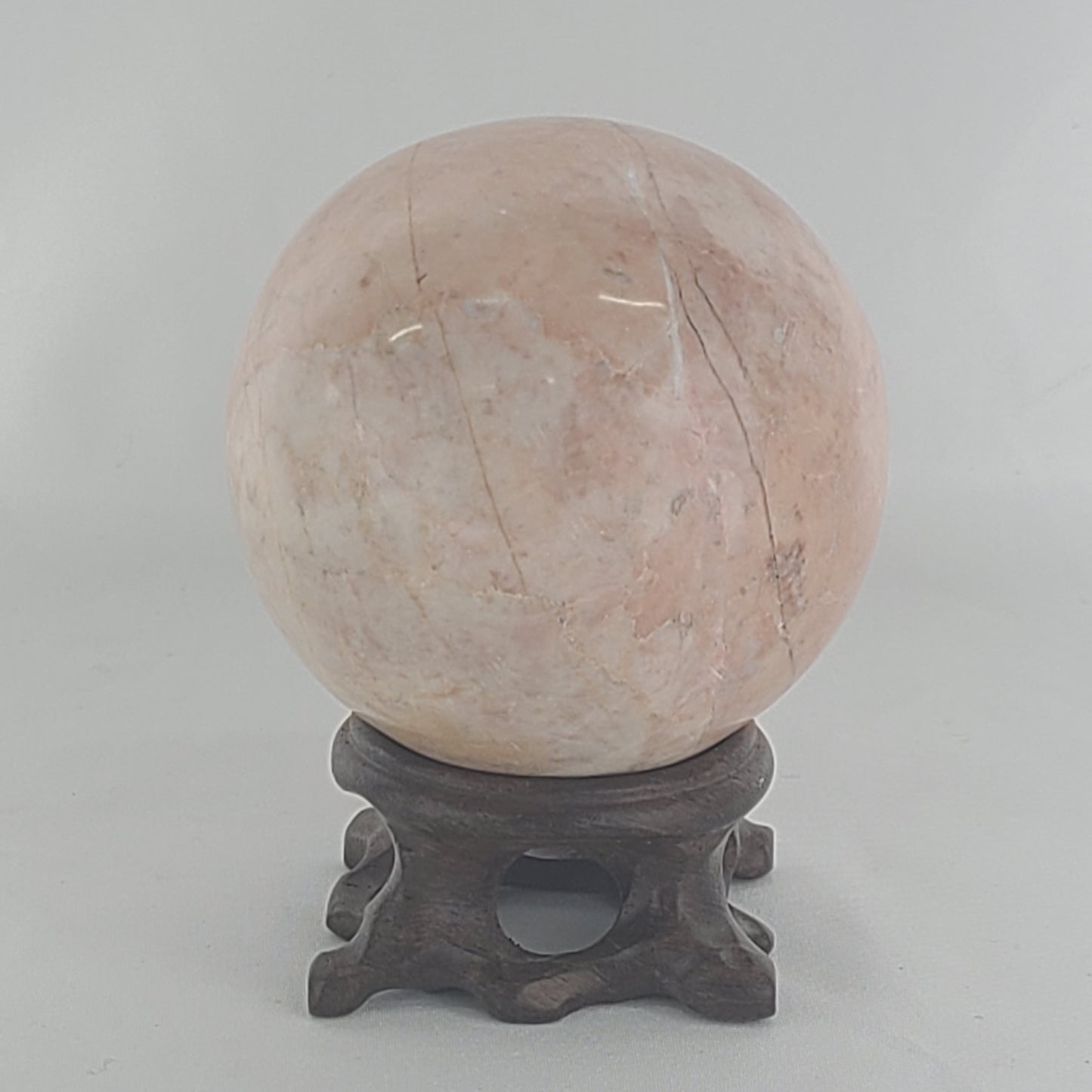 Strawberry Calcite Sphere