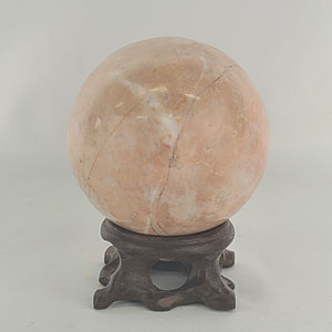 Strawberry Calcite Sphere