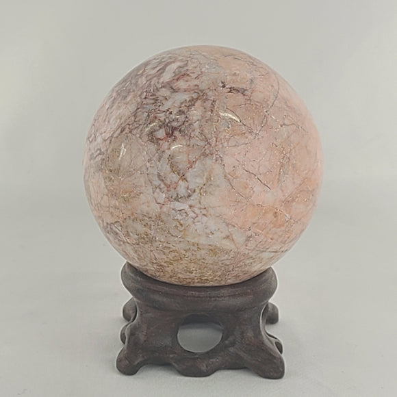 Strawberry Calcite Sphere