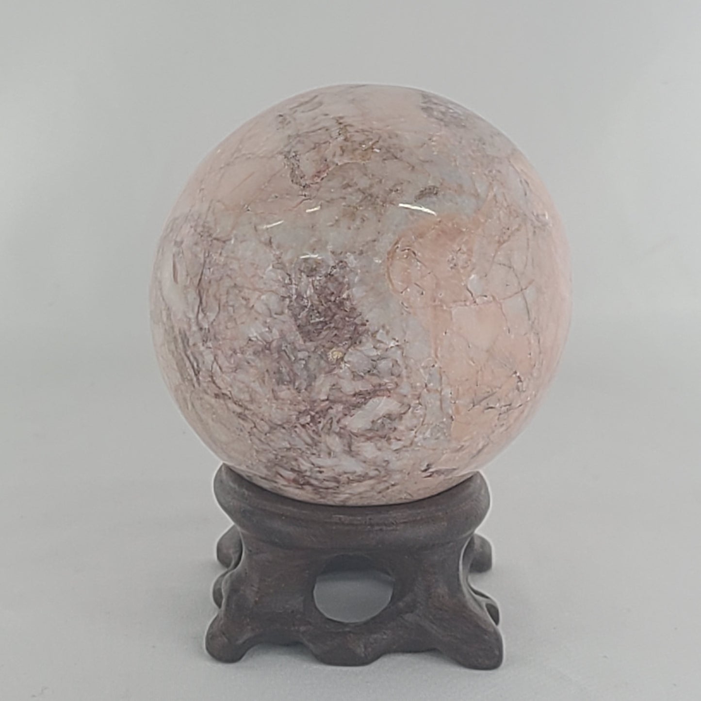 Strawberry Calcite Sphere