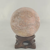 Strawberry Calcite Sphere