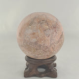 Strawberry Calcite Sphere