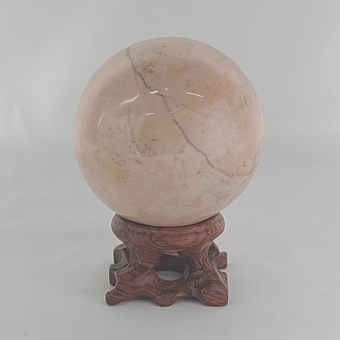 Strawberry Calcite Sphere