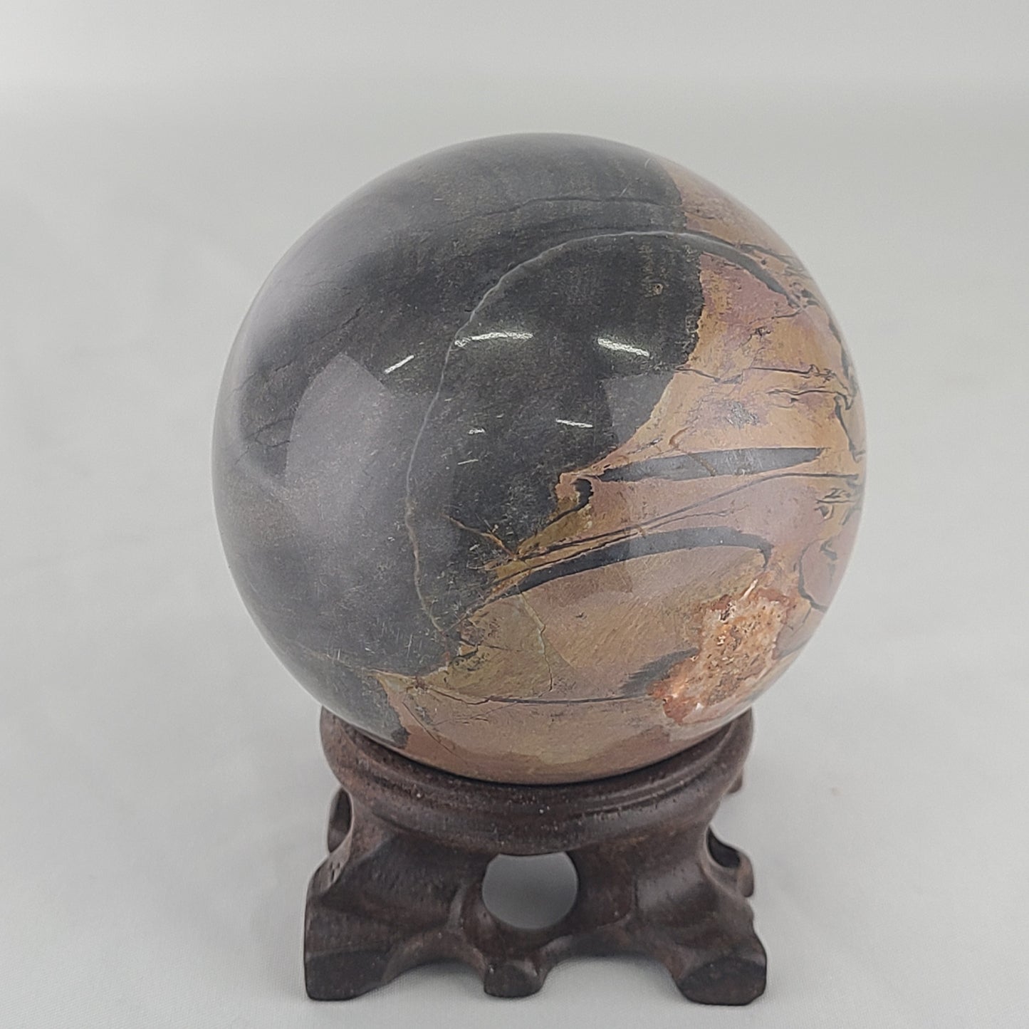 Tiger Iron Jasper Sphere