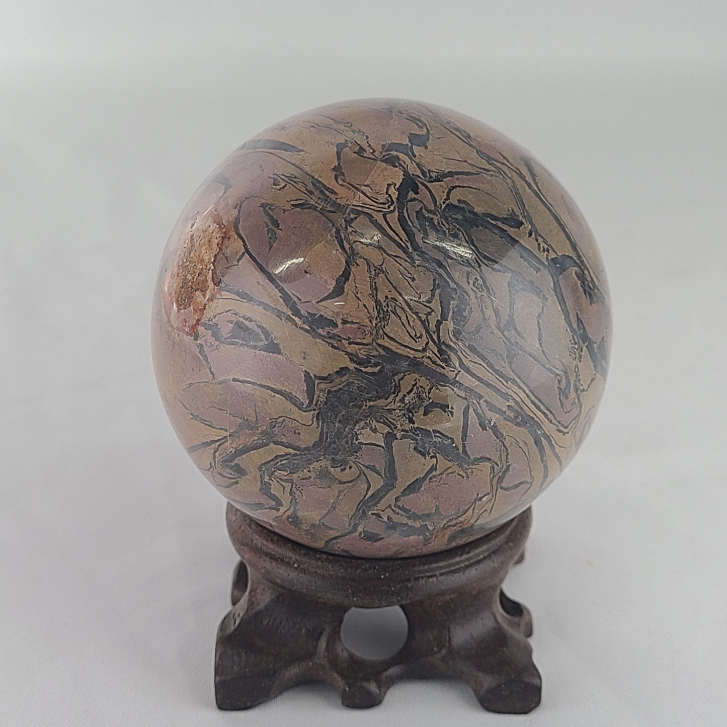 Tiger Iron Jasper Sphere