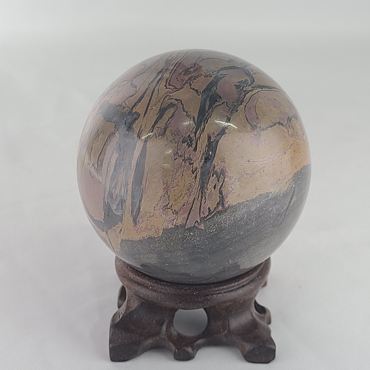 Tiger Iron Jasper Sphere