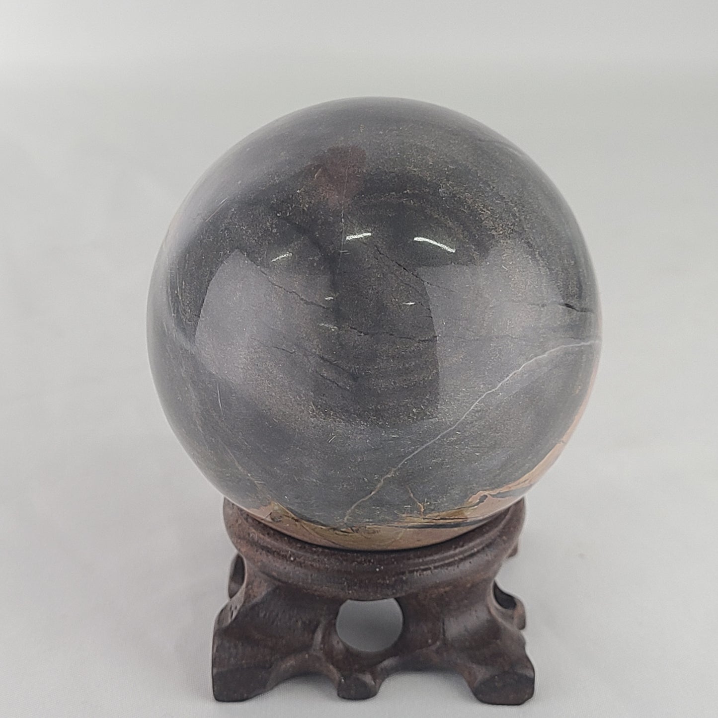 Tiger Iron Jasper Sphere