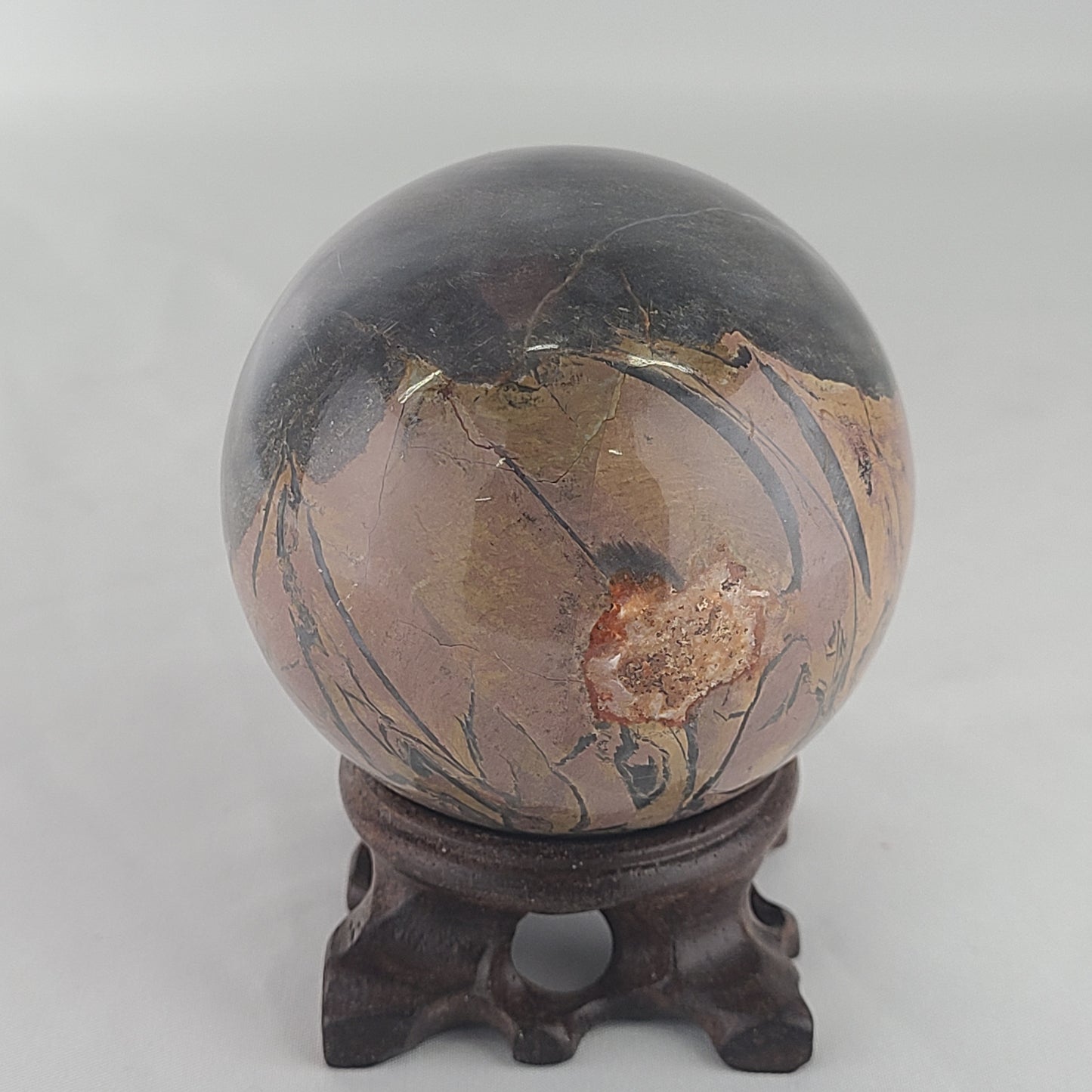 Tiger Iron Jasper Sphere